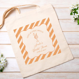 Liefde op het eerste Spritz Bruidsfeest Italiaans Tote Bag