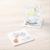 Liefde Op Het Eerste Spritz Bruidsfeest Kartonnen Onderzetters (Insitu)