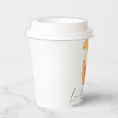 Liefde op het eerste spritz Bruidsfeest Papieren Bekers (Rechts)