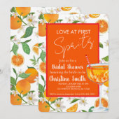 Liefde op het eerste Spritz Bruidsmeisjesfeest Uit Kaart (Voorkant / Achterkant)