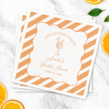 Liefde op het Eerste Spritz Bruidsuitnodiging Ital