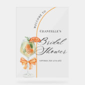 Liefde Op Het Eerste Spritz Bruidsuitnodiging Welk Acryl Bord (Voorkant)