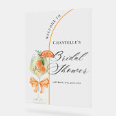 Liefde Op Het Eerste Spritz Bruidsuitnodiging Welk Acryl Bord (Hoek)