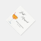 Liefde Op Het Eerste Spritz-huwelijk  Servet (Hoek)