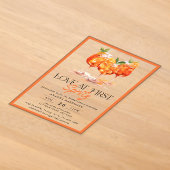 Liefde op het Eerste Spritz Moderne Citrus Bruidsd Acryl Uitnodigingen (Laagn)