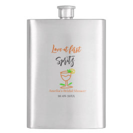 Liefde op het eerste spritz oranje zwarte bruids d flacon