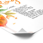 Liefde op het eerste Spritz Ring Game Hunt Ringen Foto Afdruk (Hoek)