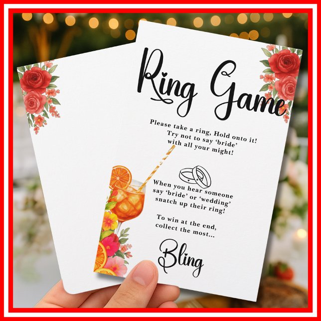 Liefde op het eerste spritz ring spel bruidsfeest  (Creator heeft geüpload)