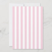 Liefde Op Het Eerste Spritz Roze Preppy Bruidsfees Kaart (Achterkant)