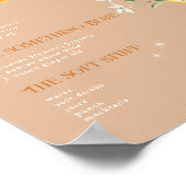 Liefde Op Het Eerste Spritz | Signature Drank Poster (Hoek)