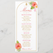 Liefde op het eerste Spritz Tropisch Menu Card (Voorkant)