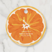 Liefde op het eerste spritz zomer Bruidsmeisjesfe Bedankjes Labels (Achterkant)