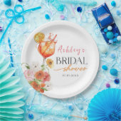 Liefde op het eerste Vrijgezellenfeest van Spritz  Papieren Bordje (Feest)