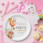 Liefde op het eerste Vrijgezellenfeest van Spritz  Papieren Bordje (Feest)