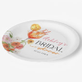 Liefde op het eerste Vrijgezellenfeest van Spritz  Papieren Bordje (Gekanteld)