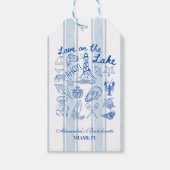 Liefde op het Meer Bachelorette Cadeaulabel (Voorkant)