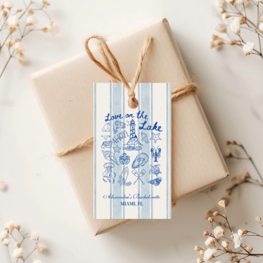 Liefde op het Meer Bachelorette Cadeaulabel
