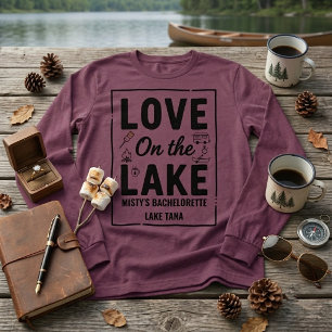 Liefde op het meer vrijgezellenfeest Tri-Blend shirt