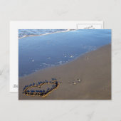 Liefde op het strand briefkaart (Voorkant / Achterkant)