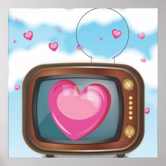 Liefde op televisie poster (Voorkant)