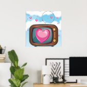 Liefde op televisie poster (Thuiskantoor)