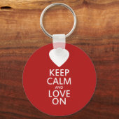 Liefde op Valentijnsdag Sleutelhanger (Voorkant)