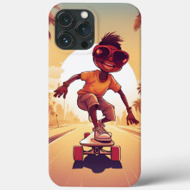 Liefde op wielen - Cool Skateboarden Heart Design Case-Mate iPhone Case
