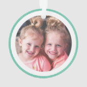 Liefde Opa 2020 Custom Foto Acryl Ornament (achterkant)