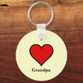 Liefde Opa Sleutelhanger (Voorkant)