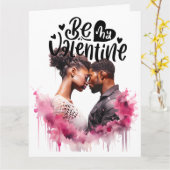 Liefde - Opgevouwen Wenskaart Kaart (Gele Bloem)