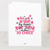 Liefde - Opgevouwen Wenskaart Kaart (Achterkant)