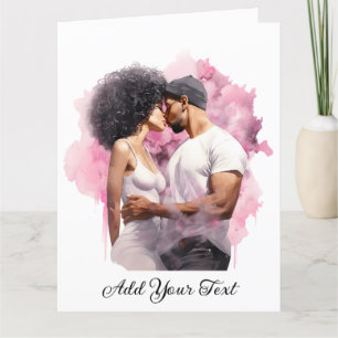 Liefde - Opgevouwen Wenskaart Kaart