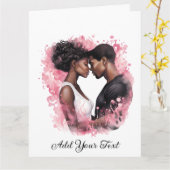 Liefde - Opgevouwen Wenskaart Kaart (Gele Bloem)