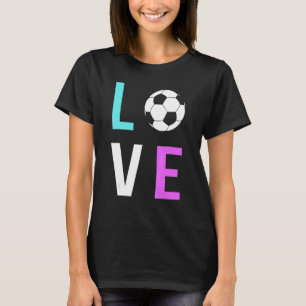 Liefde oranje Paarse kleur voor vrouwen Mam Teen G T-shirt