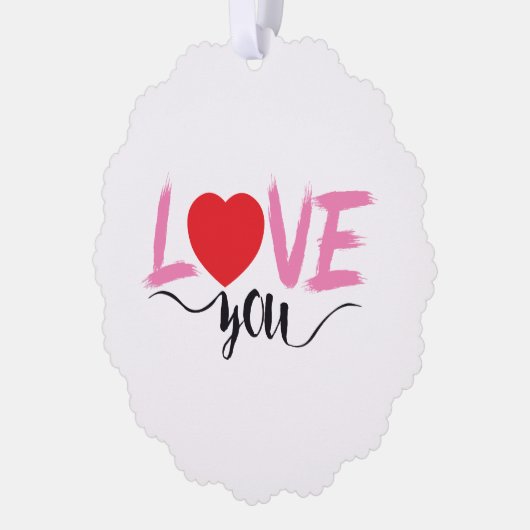 Liefde Ornament Kaart (Links)