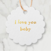 Liefde ornamenten bedankjes labels (Voorkant)