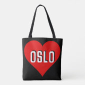 Liefde Oslo. Tote Bag (Achterkant)