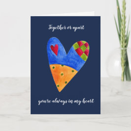 Liefde over de feestelijke feestdag van Miles Feestdagen Kaart