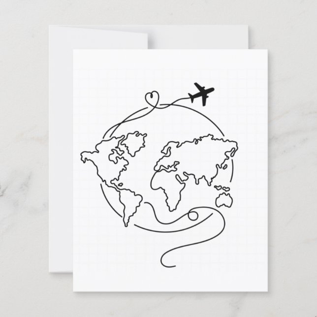 🌍 Liefde over de hele wereld ✈️ (Voorkant)