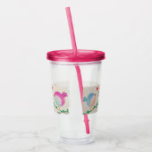 Liefde over de mijlen acryl drinkbeker (Links)