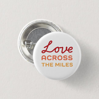 Liefde over de mijlen - Tri-kleur Reünie Speld Ronde Button 3,2 Cm