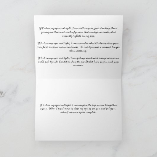 liefde over lange afstand kaart (Binnen)