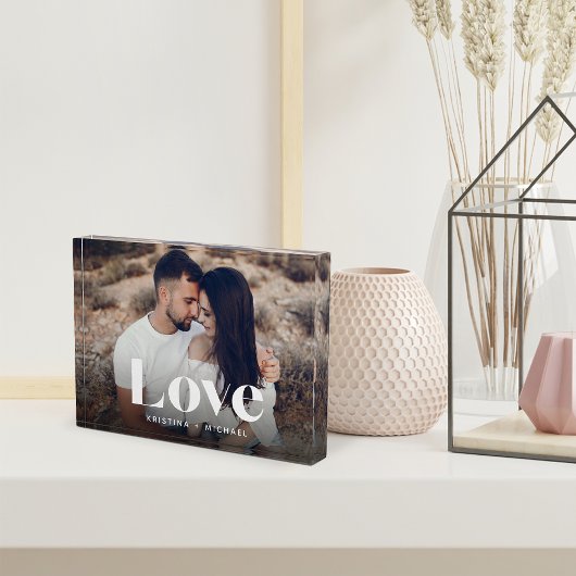 Liefde overlay persoonlijk fotoblokken