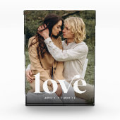 Liefde overlay persoonlijke paren fotoblokken (Voorkant)