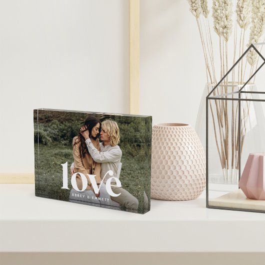 Liefde overlay persoonlijke paren fotoblokken