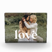 Liefde overlay persoonlijke paren fotoblokken (Voorkant)