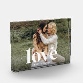 Liefde overlay persoonlijke paren fotoblokken (Links)