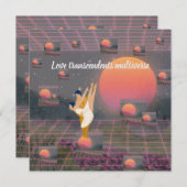 Liefde overstijgt multiversum kaart (Voorkant / Achterkant)