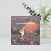 Liefde overstijgt multiversum kaart (Staand voorkant)