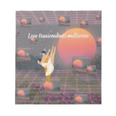 Liefde overstijgt multiversum notitieblok (Voorkant)